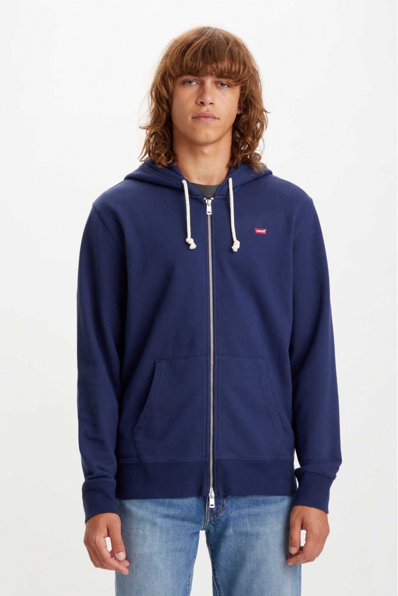 LEVIS FELPA ZIP CAPPUCCIO...