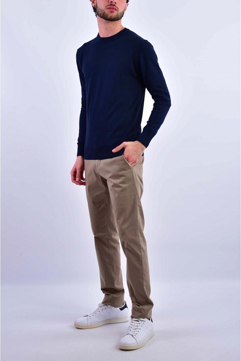 BLAUER MAGLIA GIROCOLLO CASUAL