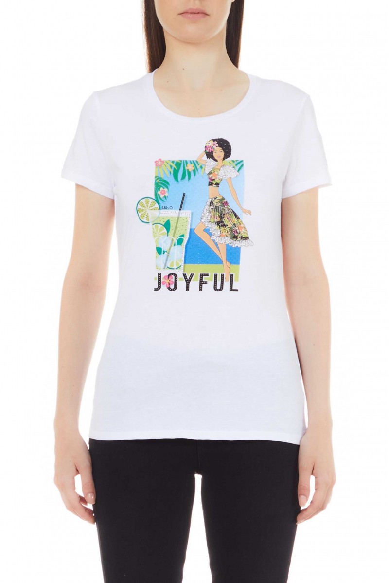 LIU JO T-SHIRT MM JEANSERIA