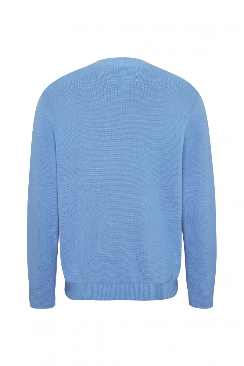 TOMMY HILFIGER MAGLIA GIROCOLLO JEANSERIA