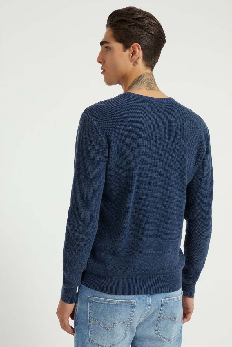 GUESS MAGLIA GIROCOLLO JEANSERIA