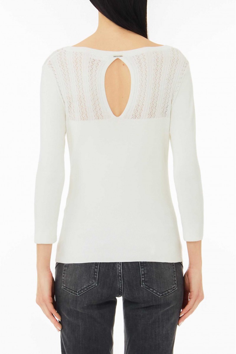 LIU JO MAGLIA GIROCOLLO JEANSERIA
