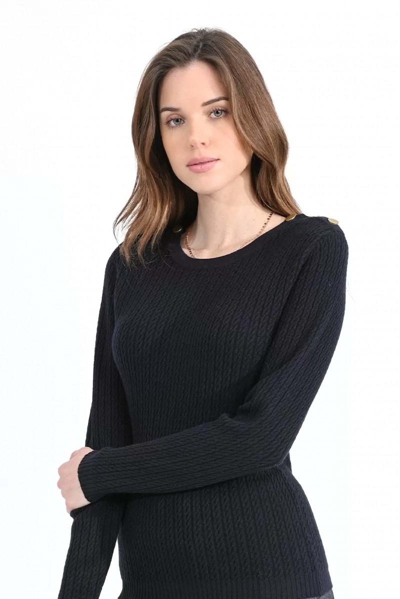 MOLLY BRACKEN MAGLIA GIROCOLLO CASUAL