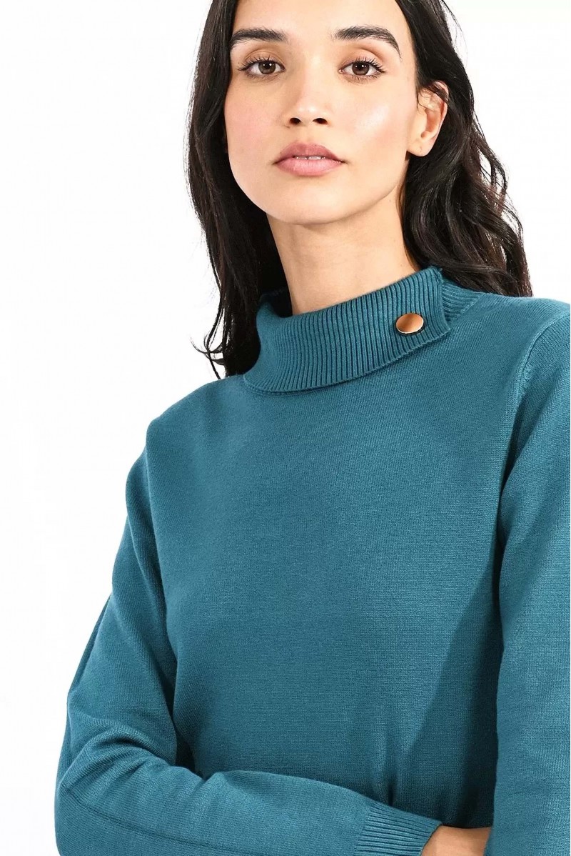 MOLLY BRACKEN MAGLIA COLLO ALTO CASUAL