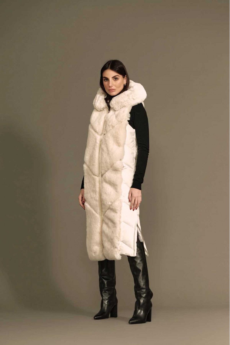WHITE WISE GIUBBOTTO SMANICATO CASUAL