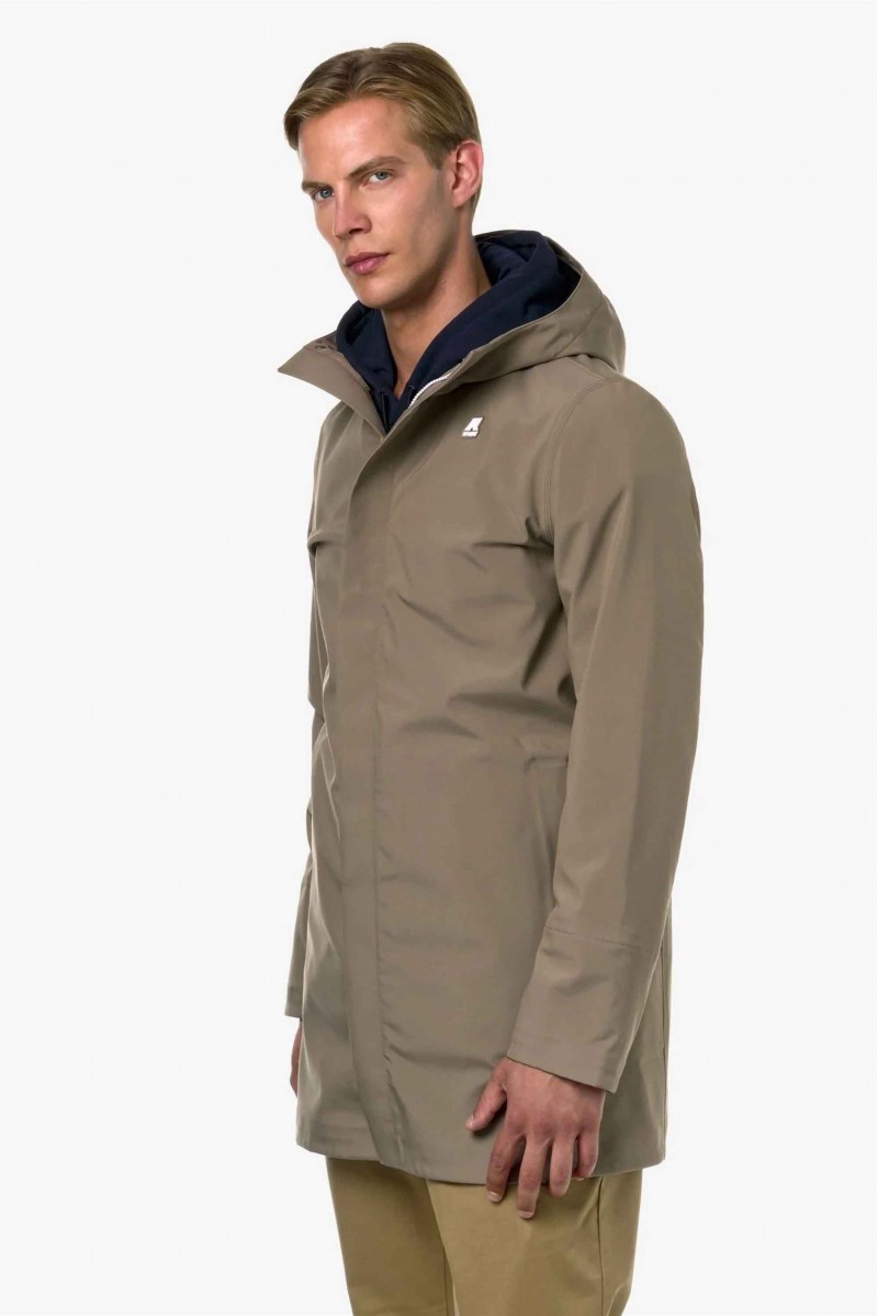 K.WAY GIUBBOTTO CON CAPPUCCIO CASUAL