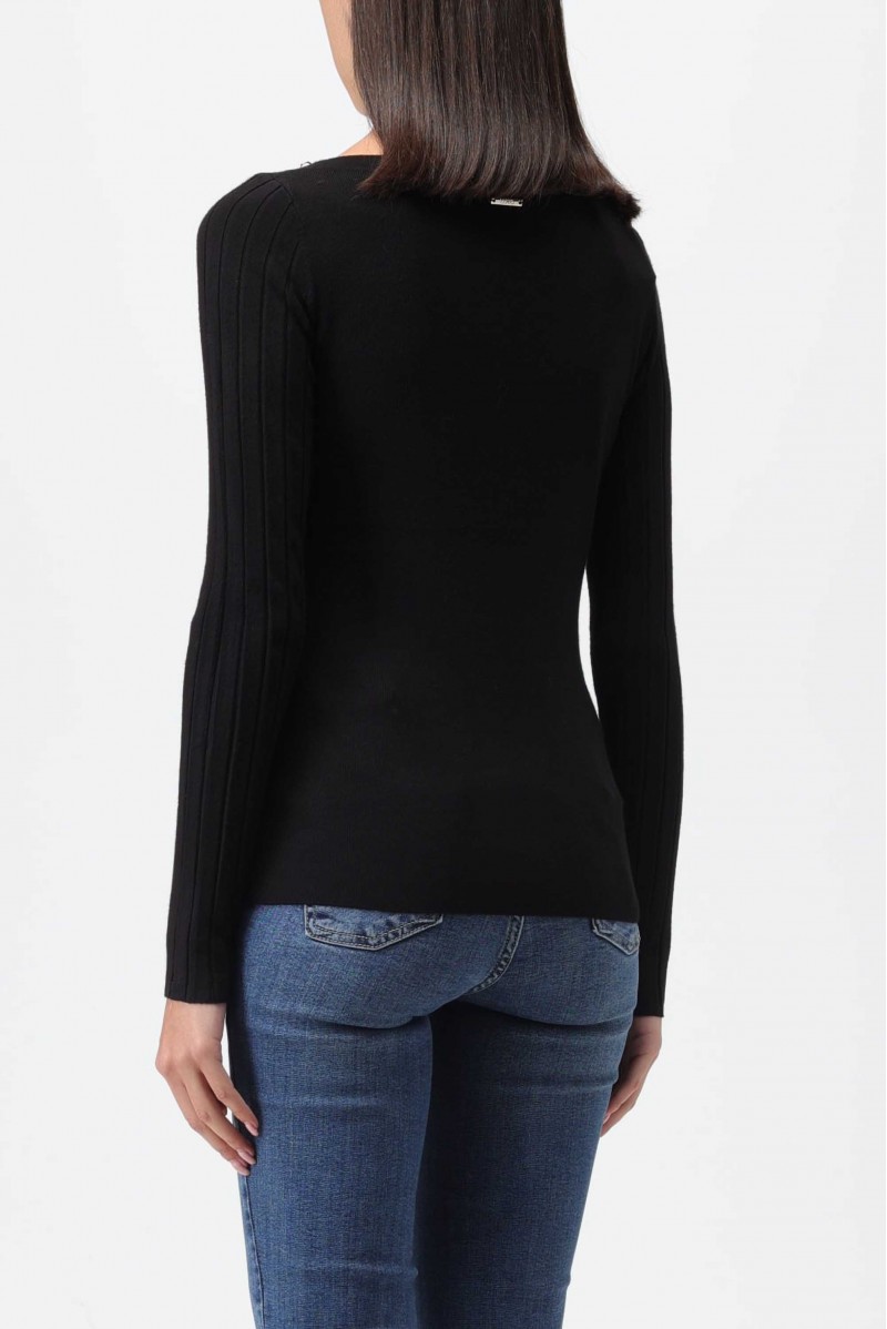LIU JO MAGLIA GIROCOLLO JEANSERIA