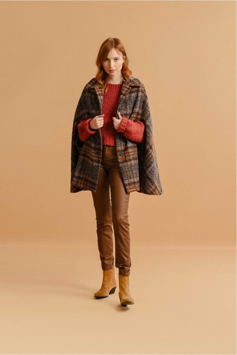 MOLLY BRACKEN CAPPOTTO BOTTONI CASUAL