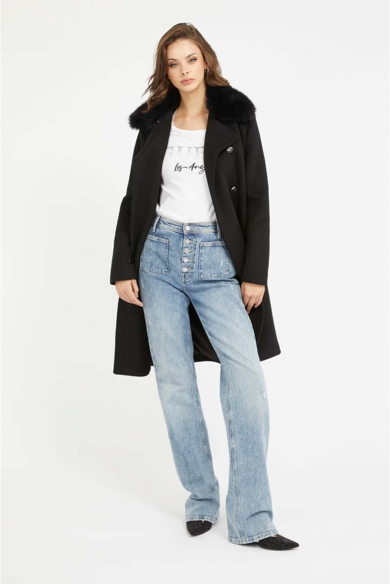 GUESS CAPPOTTO DOPPIO PETTO JEANSERIA