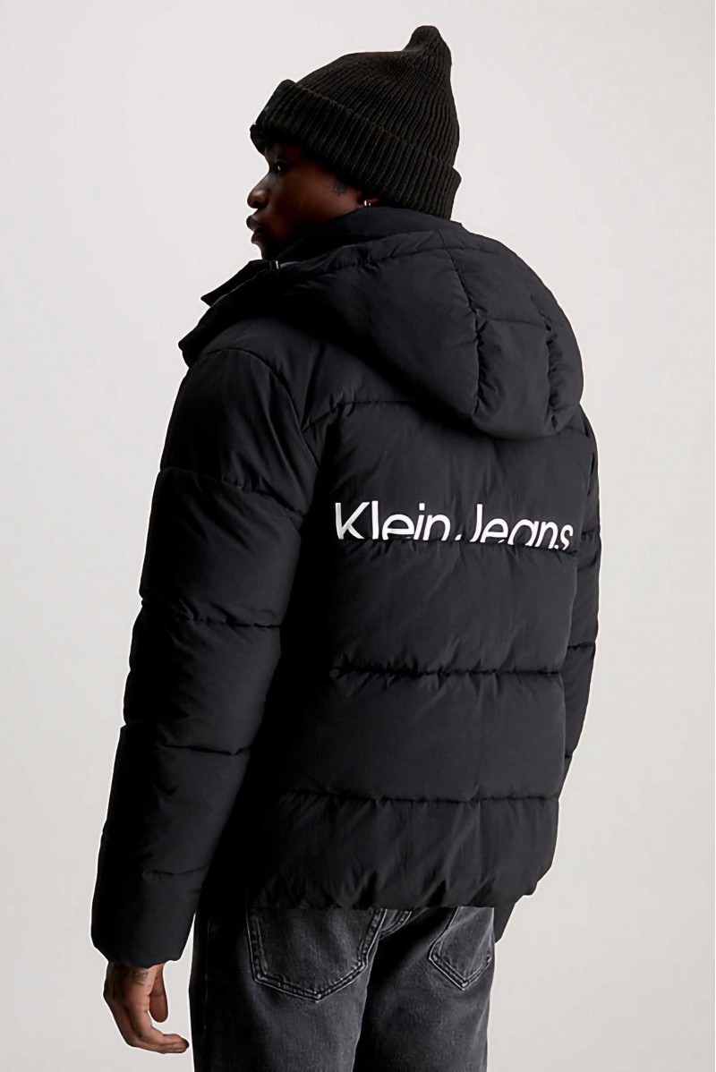 CALVIN KLEIN JEANS GIUBBOTTO CON CAPPUCCIO JEANSERIA