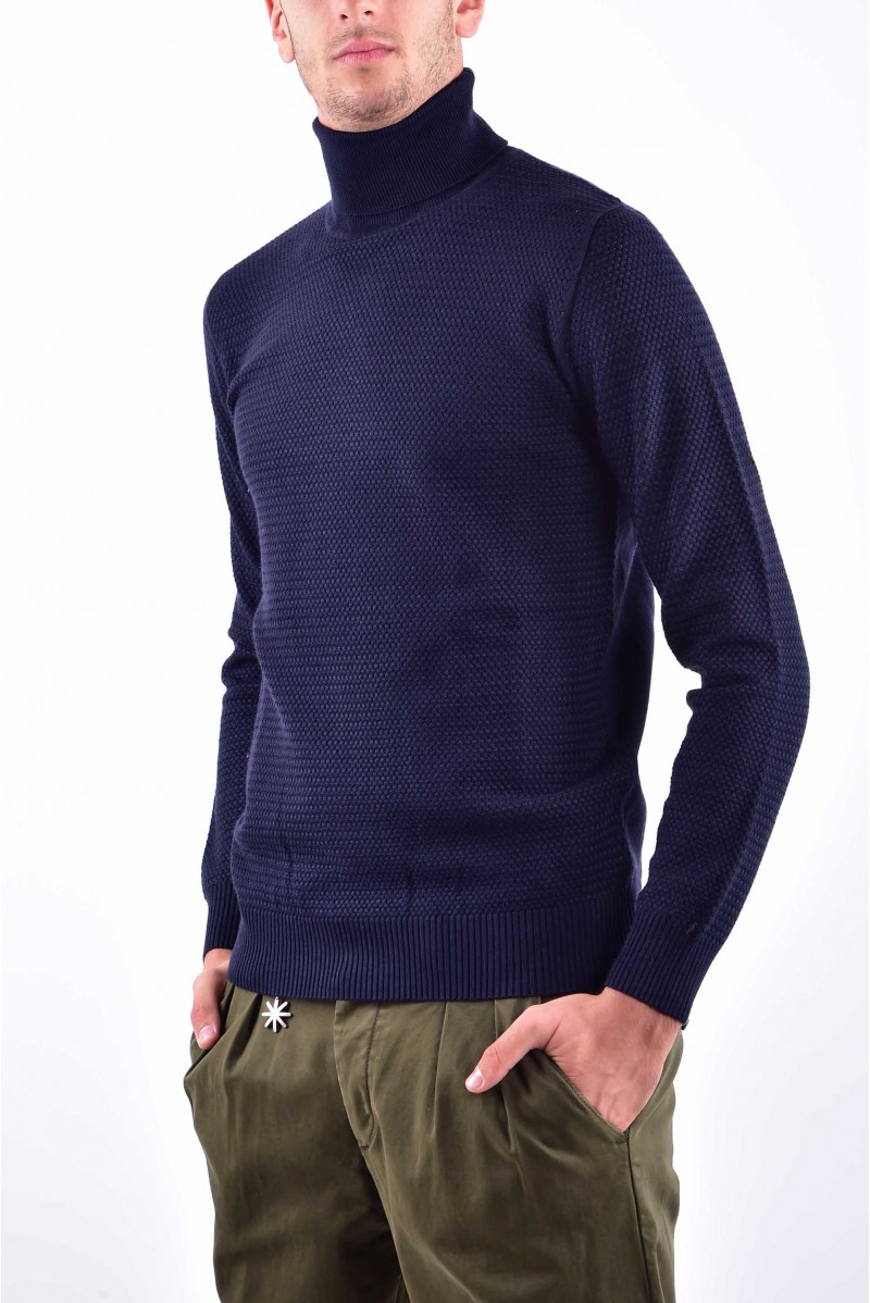 SSEINSE MAGLIA COLLO ALTO CASUAL