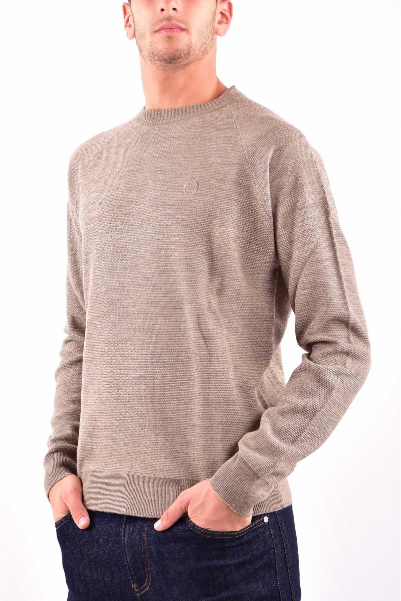 TRUSSARDI MAGLIA GIROCOLLO JEANSERIA