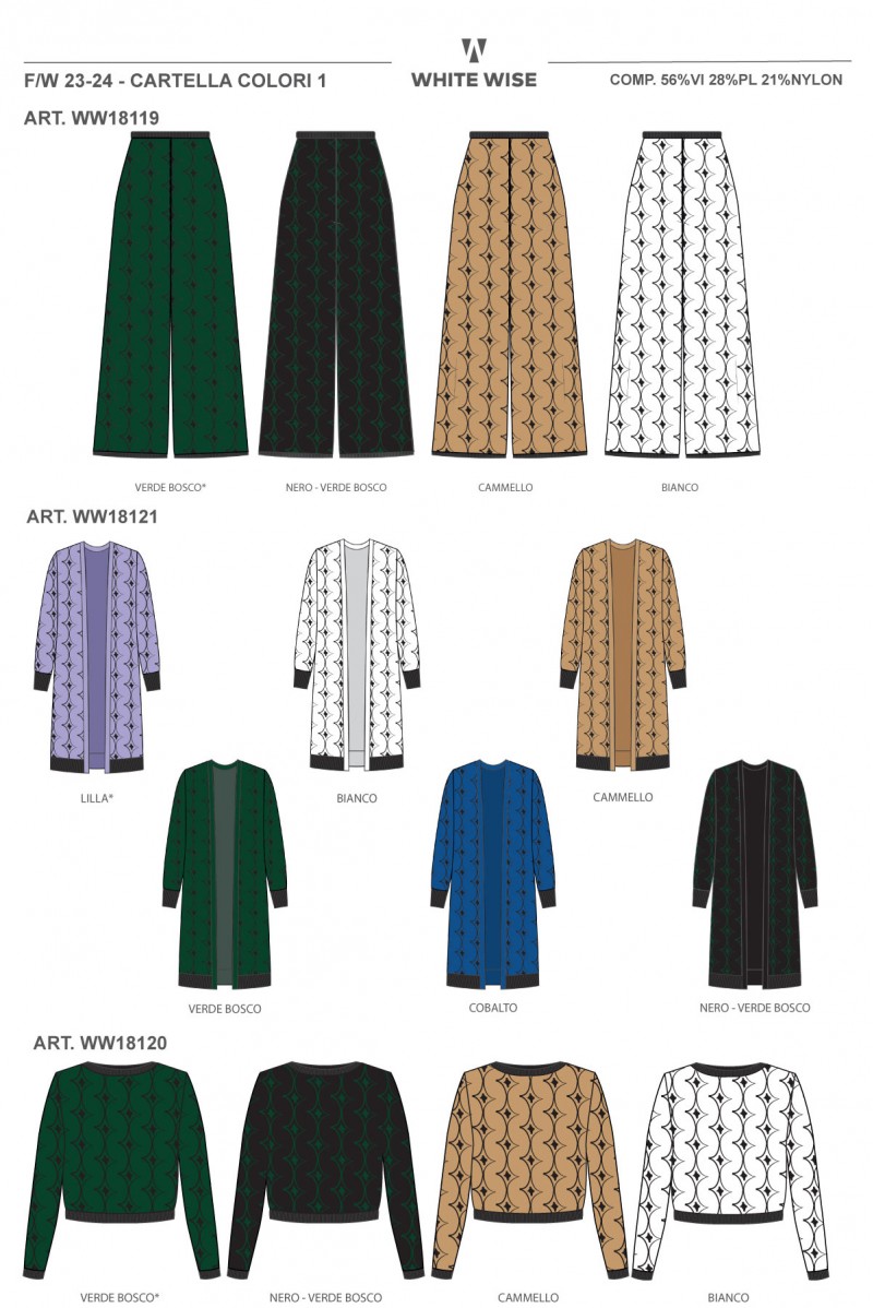 CARDIGAN FANTASIA JACQUARD - WW18121