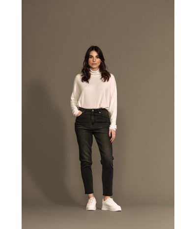 ZOE MOM FIT LOW CROTCH LAV.NERO - WW18303
