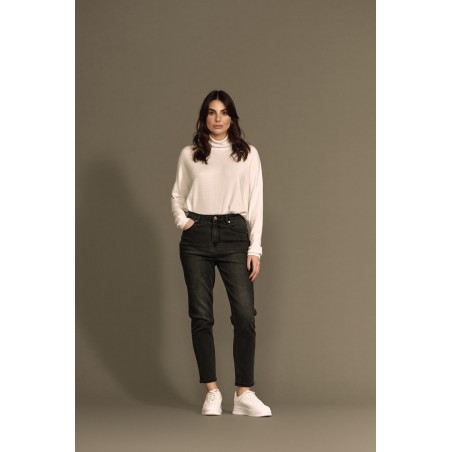 ZOE MOM FIT LOW CROTCH LAV.NERO - WW18303
