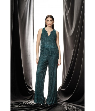 TOP IN PLISSÉ LUREX - WW18607