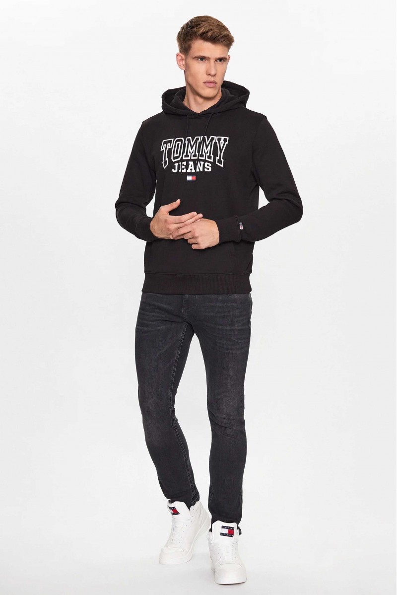 TOMMY HILFIGER FELPA CAPPUCCIO JEANSERIA