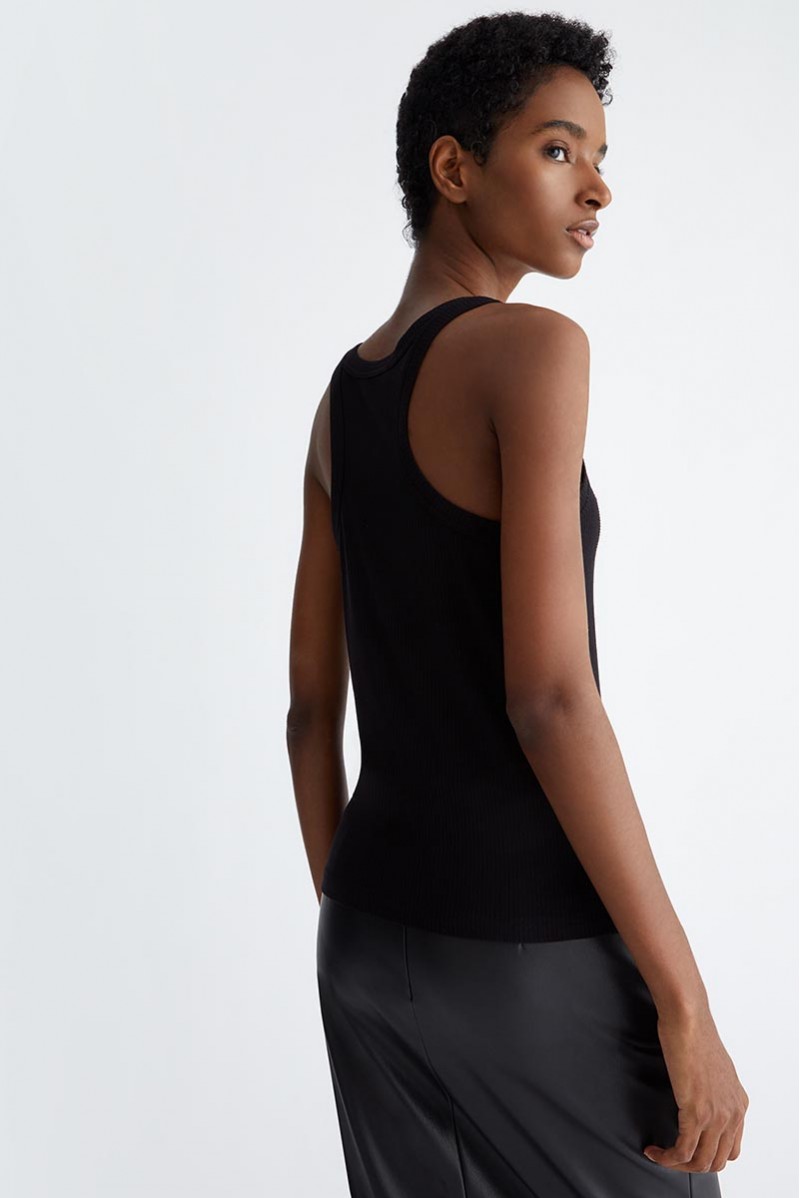 LIU JO T-SHIRT CANOTTA JEANSERIA