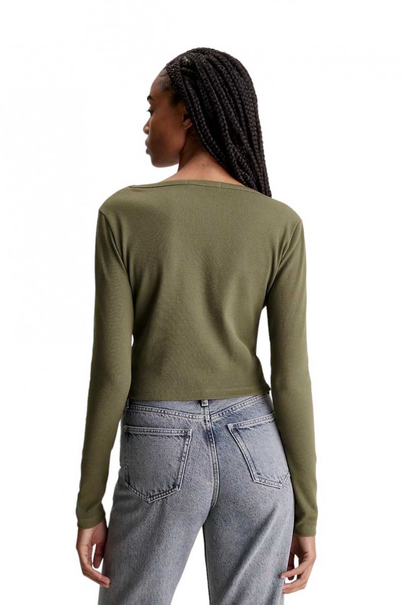 CALVIN KLEIN JEANS CARDIGAN BOTTONI JEANSERIA