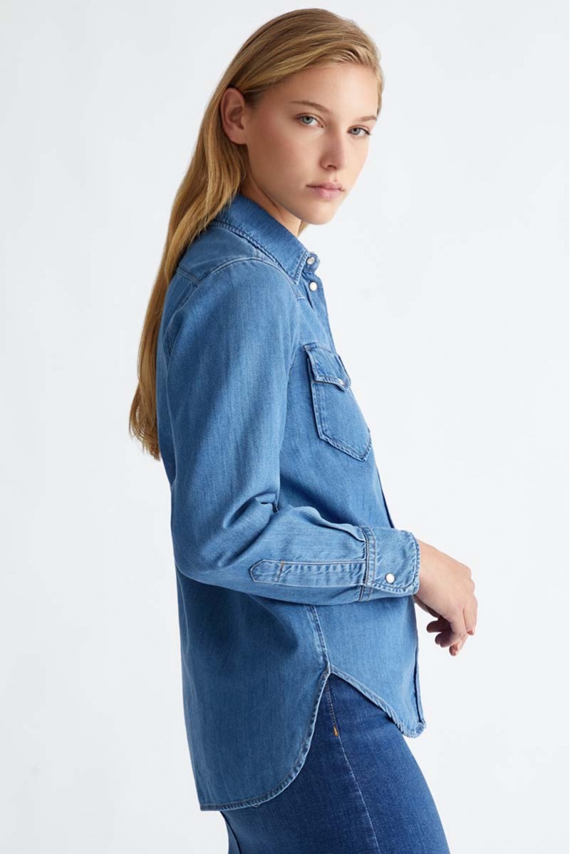 LIU JO CAMICIA JEANS ML JEANSERIA