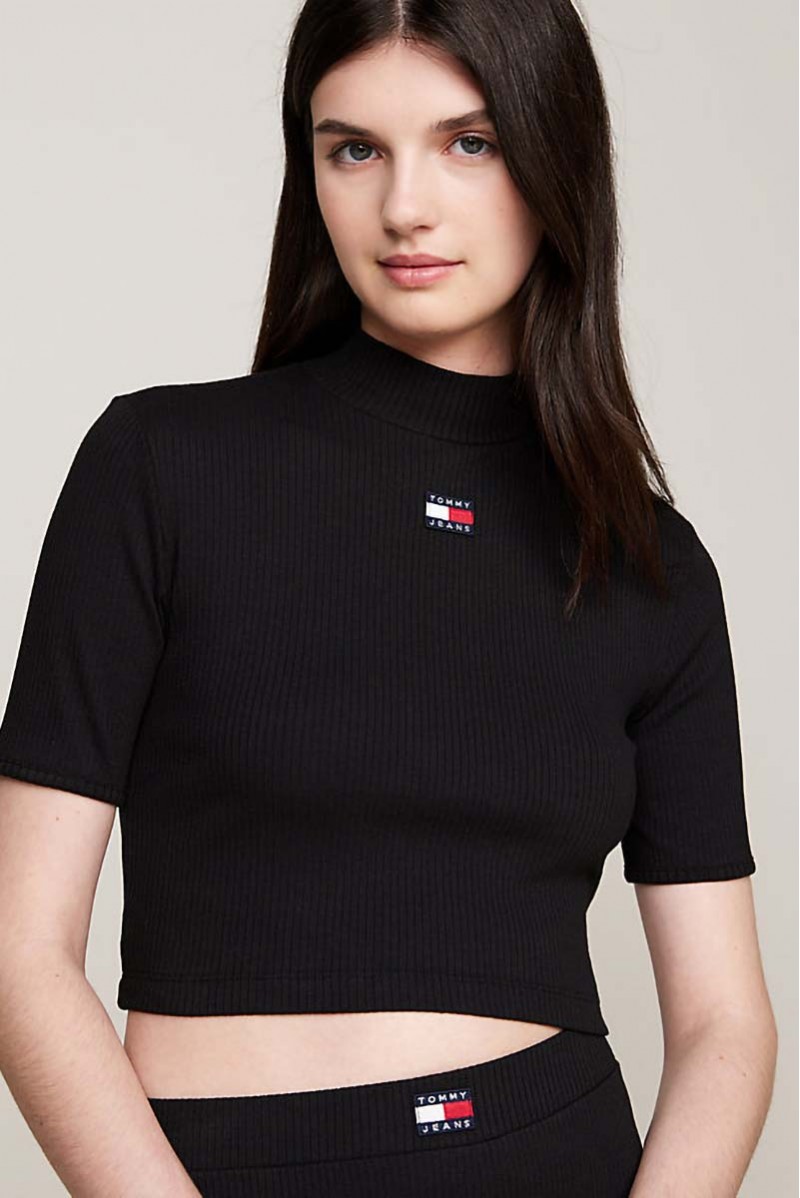 TOMMY HILFIGER MAGLIA GIROCOLLO JEANSERIA