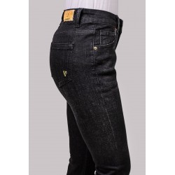 MAYA-JEANS FLARE SLIM MEDIUM WAIST LAV.NERO - WW19304