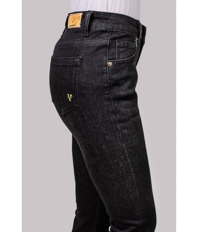 MAYA-JEANS FLARE SLIM MEDIUM WAIST LAV.NERO - WW19304