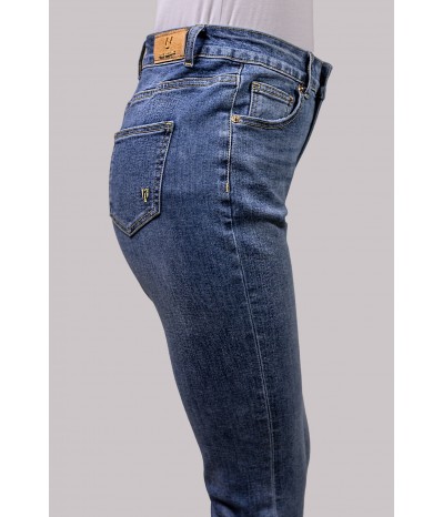 MARZIA-JEANS BOOTCUT SFRANGIATO - WW19309