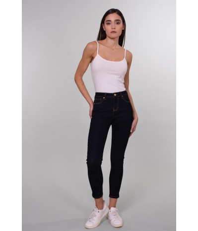 DAFNE-SKINNY JEANS CON SPACCHETTO LAV.SCURO - WW19316