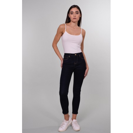 DAFNE-SKINNY JEANS CON SPACCHETTO LAV.SCURO - WW19316