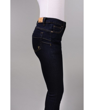 DAFNE-SKINNY JEANS CON SPACCHETTO LAV.SCURO - WW19316