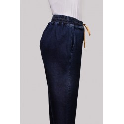 ARIANNA-JEANS CON RISVOLTO E COULISSE LAV.NERO - WW19325_A