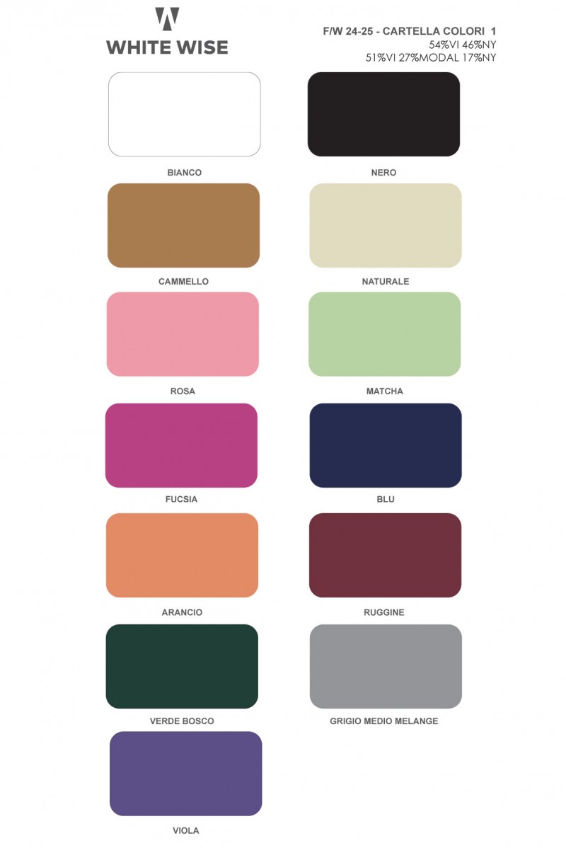 WHITE WISE COMPLETO CAPPOTTO E SCIARPONE - WW19084_C 