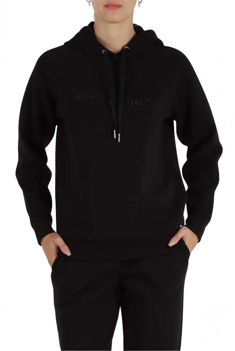 ARMANI EXCHANGE FELPA CAPPUCCIO CASUAL