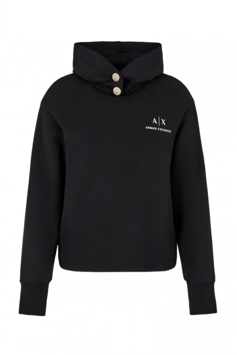 ARMANI EXCHANGE FELPA CAPPUCCIO CASUAL