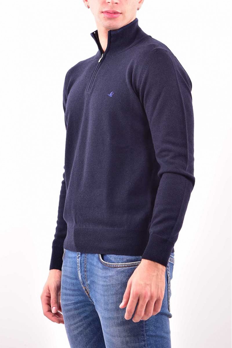 BROOKSFIELD MAGLIA MEZZA ZIP CASUAL