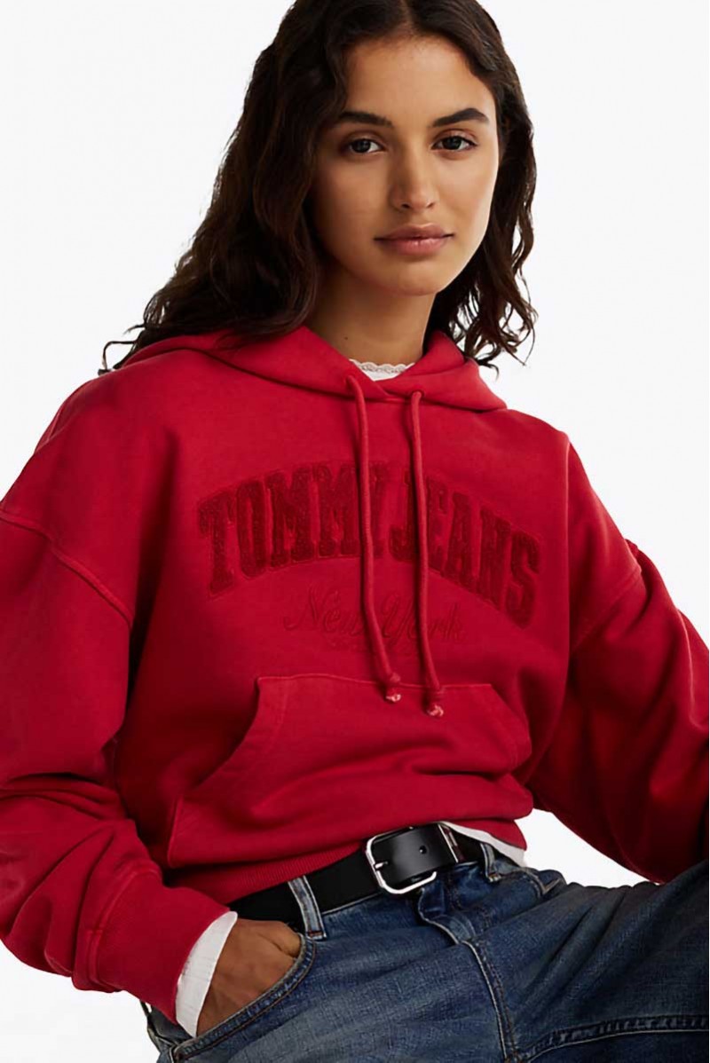 TOMMY HILFIGER FELPA CAPPUCCIO JEANSERIA