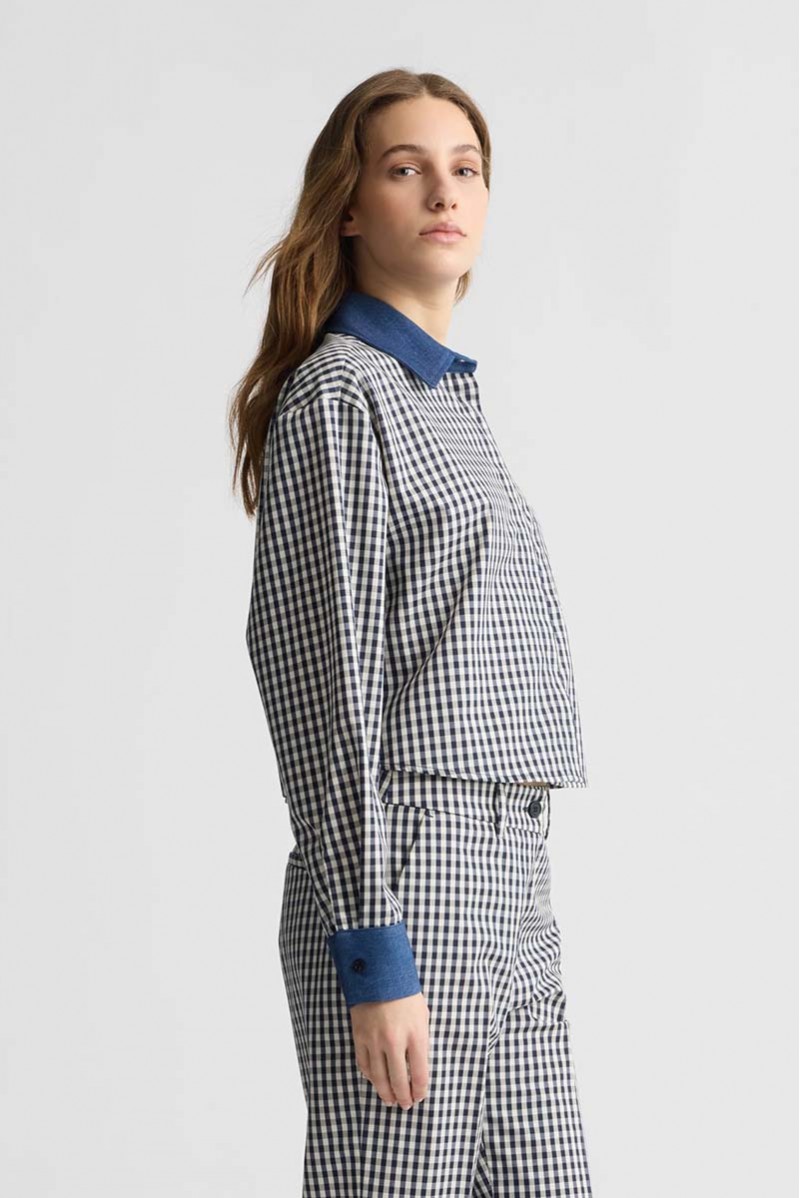 LIU JO CAMICIA ML JEANSERIA