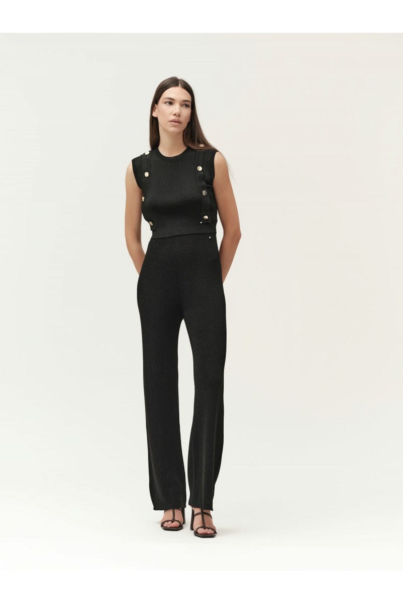 PANTALONE IN MAGLIA INGLESE LUREX - WW30019