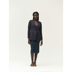 ABITO IN MAGLIA LUREX CON BRETELLINA FIOCCHETTO - WW30022