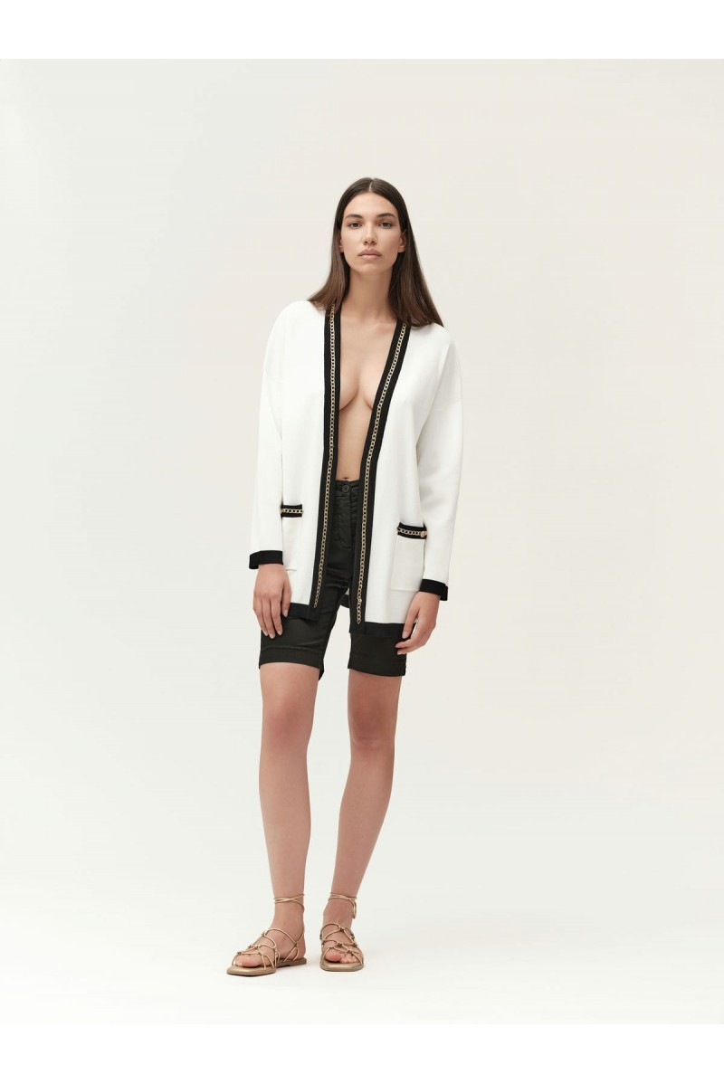CARDIGAN CON CATENA - WW30027