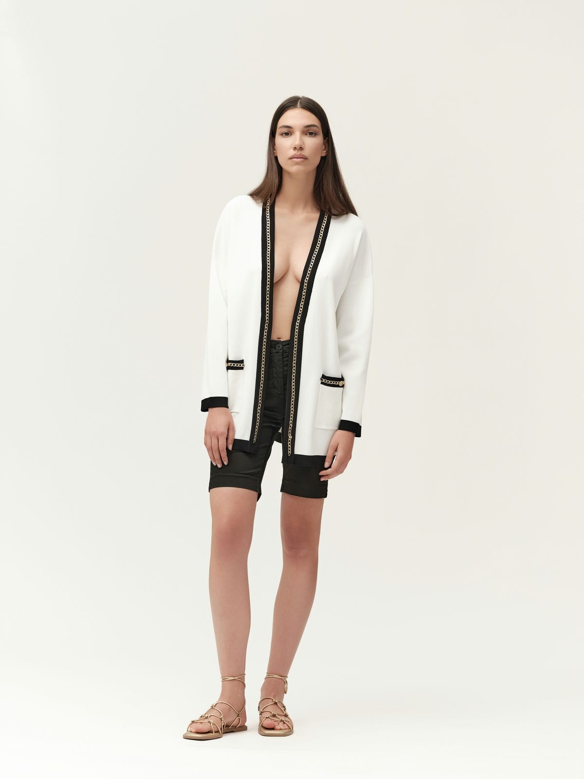 CARDIGAN CON CATENA - WW30027