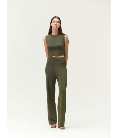 PANTALONI IN MAGLIA LUREX - WW30033
