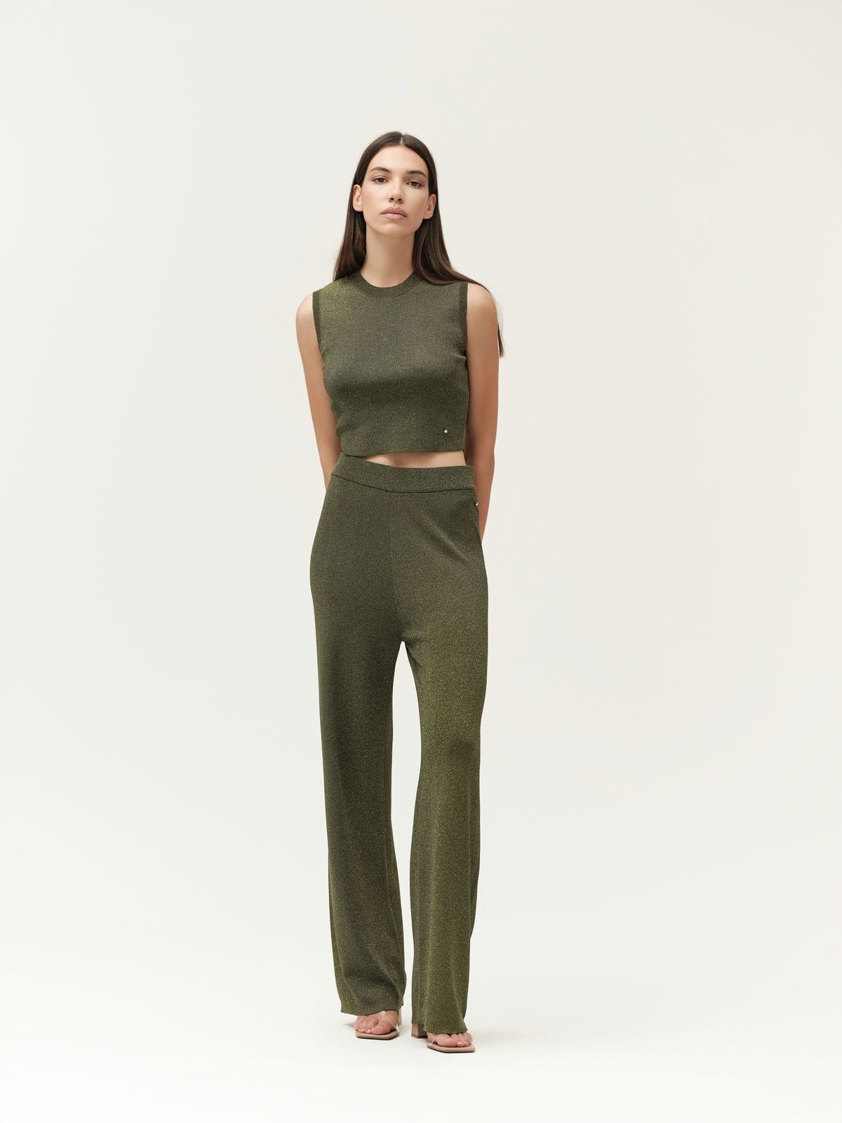 PANTALONI IN MAGLIA LUREX - WW30033