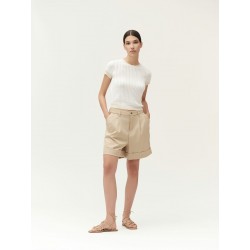 T-SHIRT IN MAGLIA RIB LUREX - WW30038