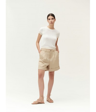 T-SHIRT IN MAGLIA RIB LUREX - WW30038