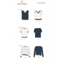 T-SHIRT IN MAGLIA RIB LUREX - WW30038