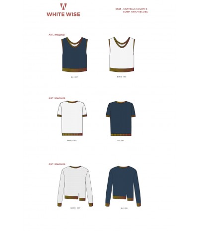 T-SHIRT IN MAGLIA RIB LUREX - WW30038