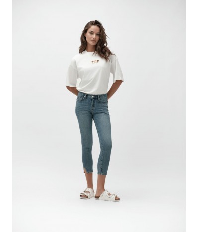 T SHIRT SCRITTA PAILLETTES TOP - WW30121