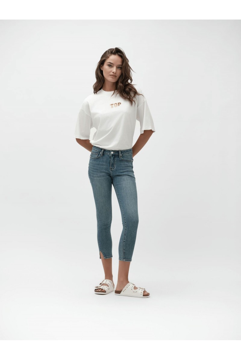 T SHIRT SCRITTA PAILLETTES TOP - WW30121